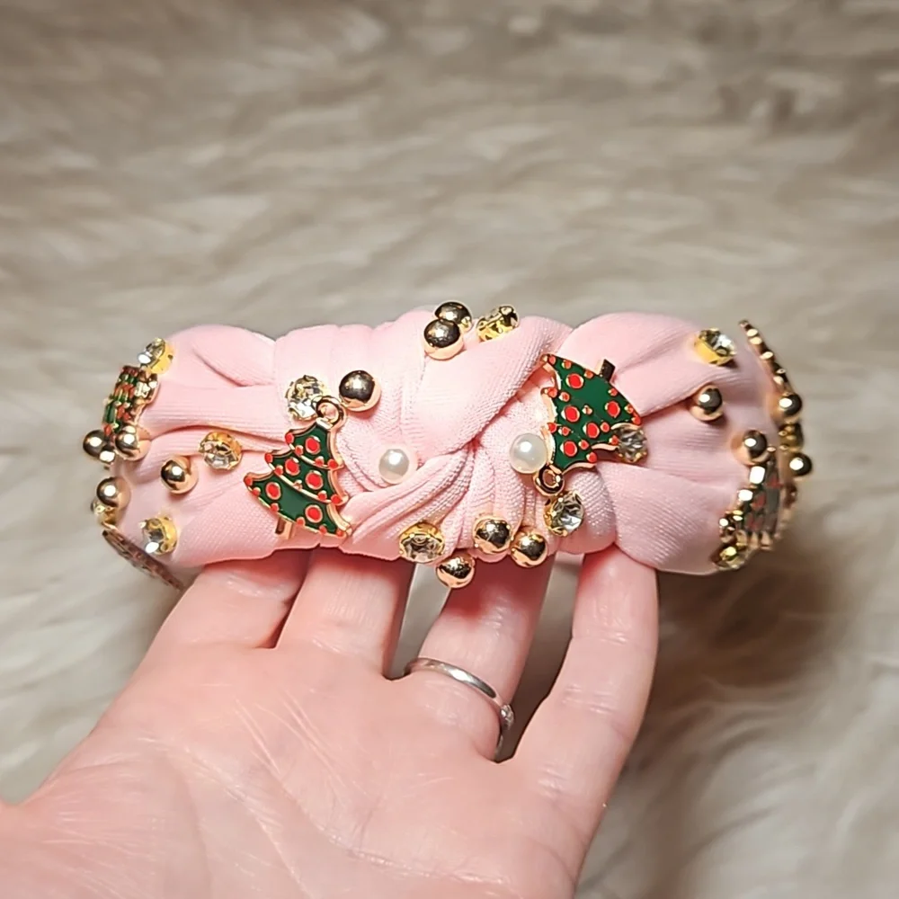 Holiday Cheer Headband | Pink Frost Edition